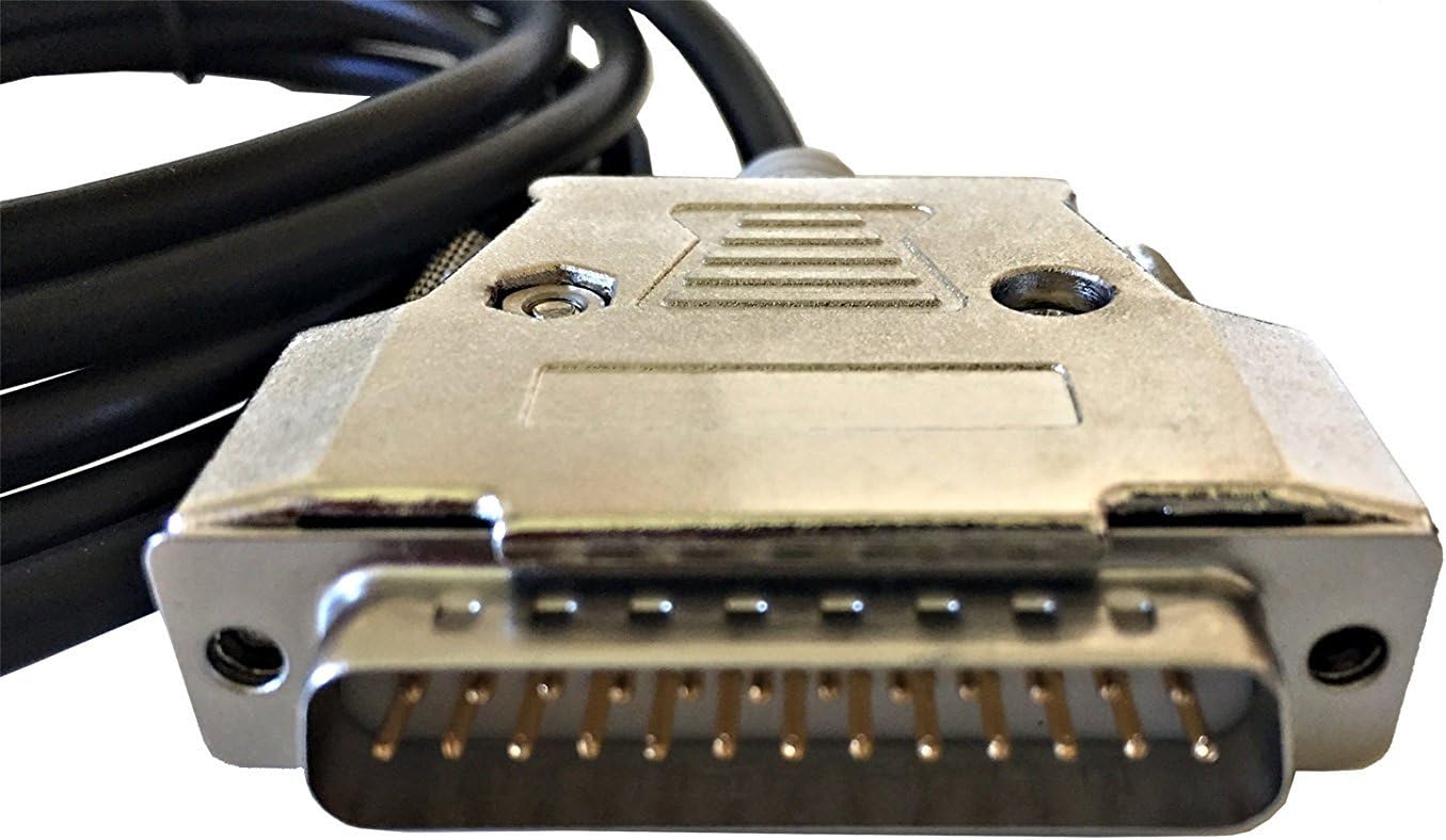 AYA 6Ft (6 Feet) USB to Serial RS-232 DB-25 Male Straight-Thru Cable FTDI Chipset (5-Wires)