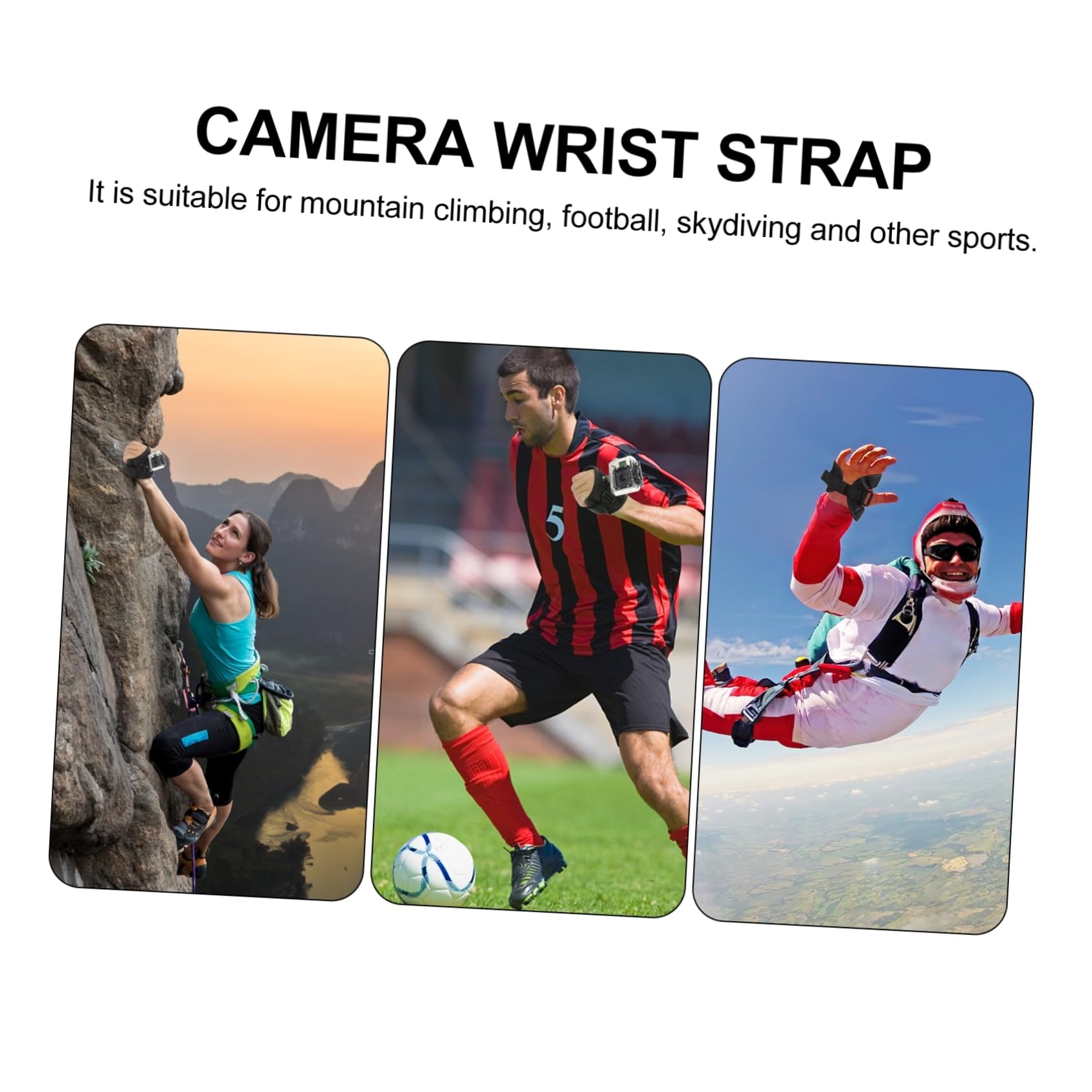 Artibetter Cinturino Da Polso In Nylon Per Action Camera Da 4 Pezzi Per Ruotare La Cintura Con Clip Di Montaggio