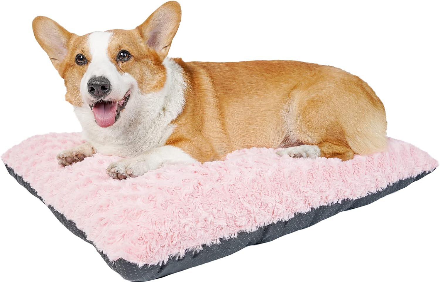DOGKE Medium Washable Dog Bed Deluxe Fluffy Plush Dog