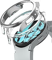 Vista 15 de Ringke Funda delgada [material antiamarilleo/paquete de 2] compatible con Samsung Galaxy Watch 6 (1.732 pulgadas), ligera, resistente, funda