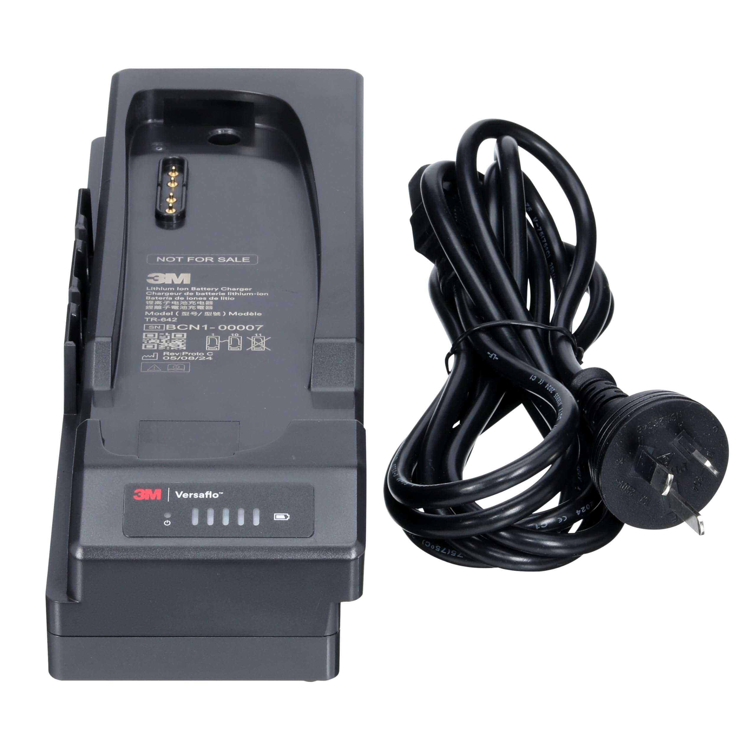 3M Versaflo Single Station Battery Charger Kit TR-642N, for Versaflo TR-600 & TR-800
