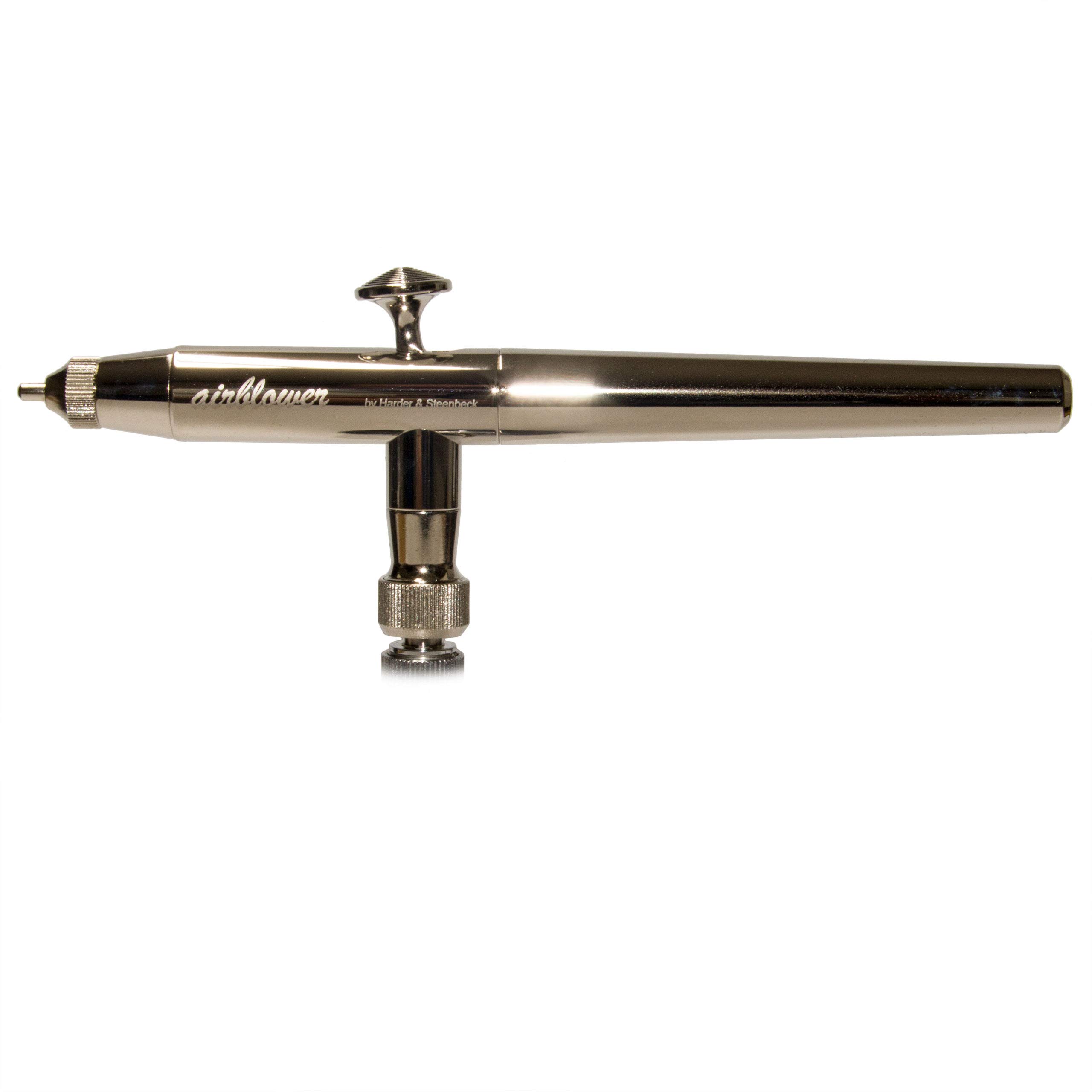 Harder & Steenbeck Airblower Micro Ausblaspistole - Metall, Silber, Handgerät
