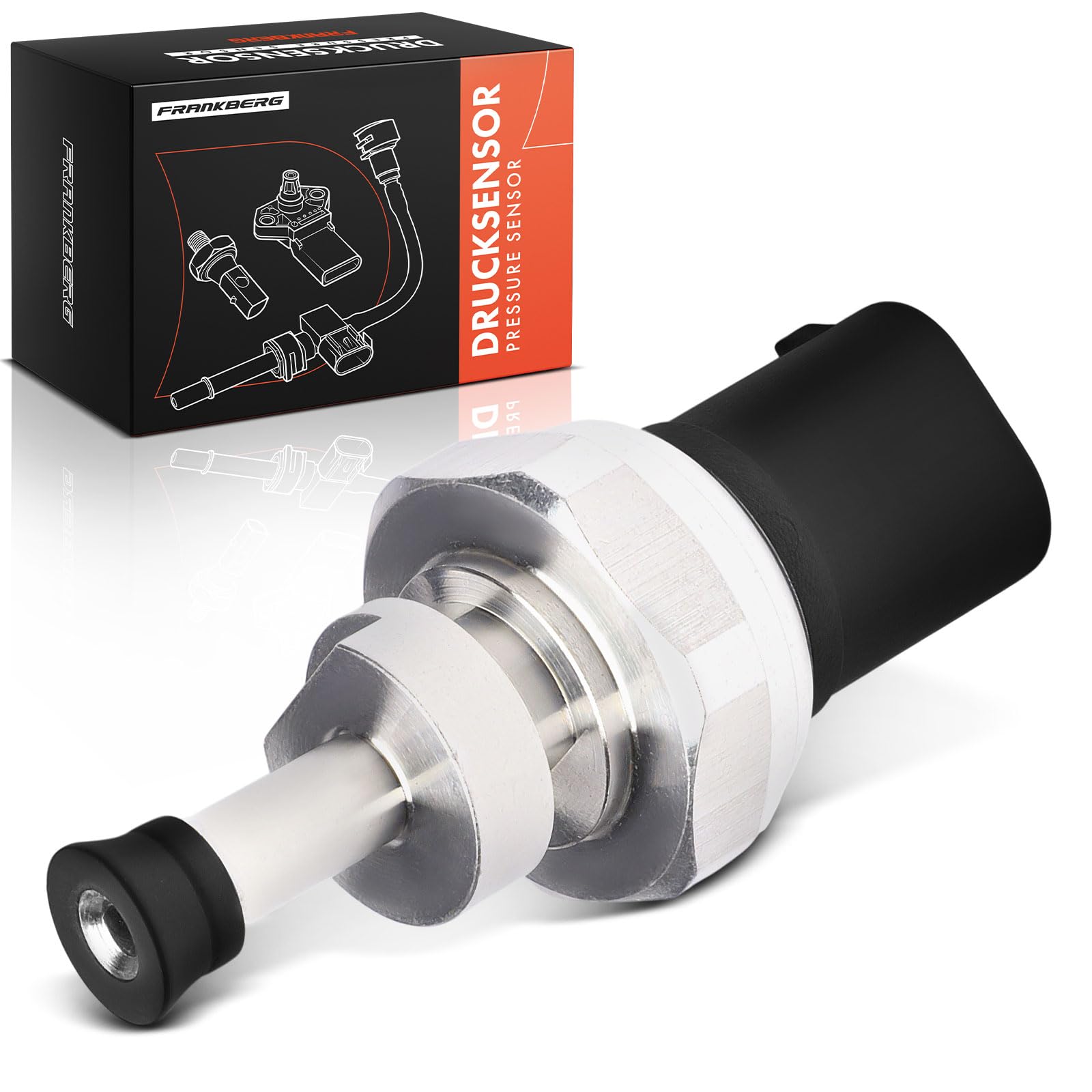 Frankberg Capteur de pression différentielle d'échappement, 3 broches | 223650901R; Compatible avec: Autobus NV200/Evalia, Pulsar Hatchback C13, M.e.g.a.n.e IV Hatchback B9A/M/N
