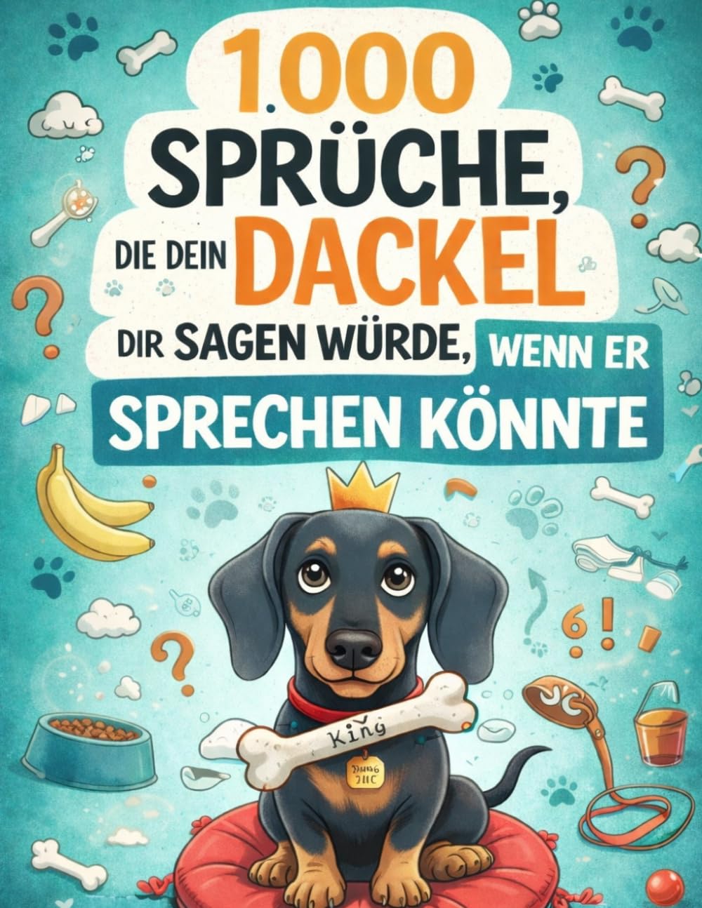 1.000 Sprüche, die dein Dackel dir sagen würde, wenn er sprechen könnte: Witziges Geschenk für Dackelbesitzer | Humor, Hundeverstand & ein kleiner Chef auf vier Pfoten | 1.000 verblüffende Fakten