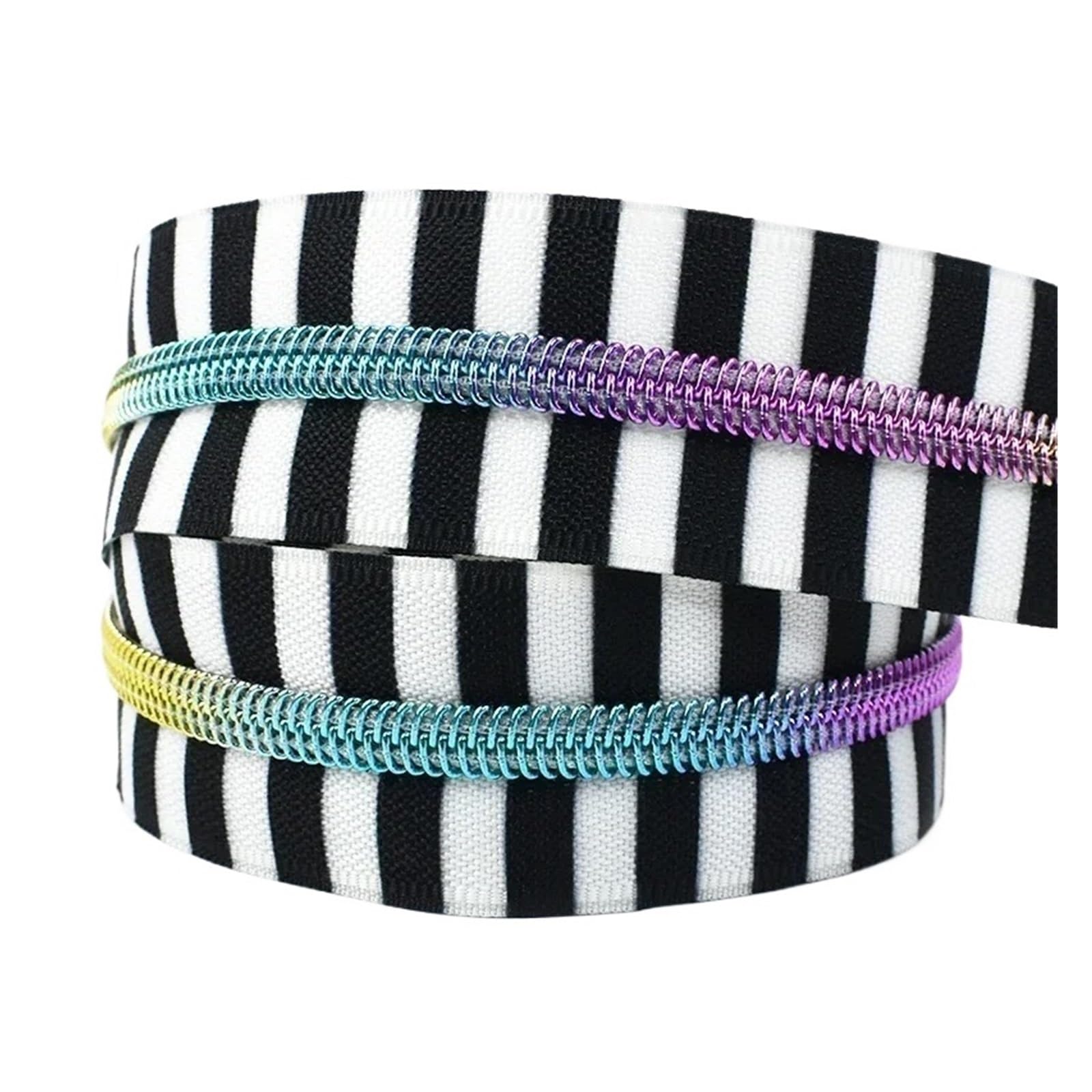 1 Pz 1-5 Metri 5# Striscia Cucito Cerniere Vestiti Nylon Ziper Nastro Borse Bobina Decorativo Zip Rotolo Chiusura Indumento Kit Di Riparazione(StripeColored,4Meters5#)