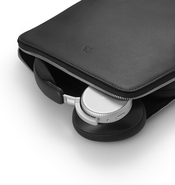 Bang & Olufsen Beoplay H100 Premium Wireless Active Noise Cancelling Over-Ear Headphones with Protective Carrying Case, Infinite Black