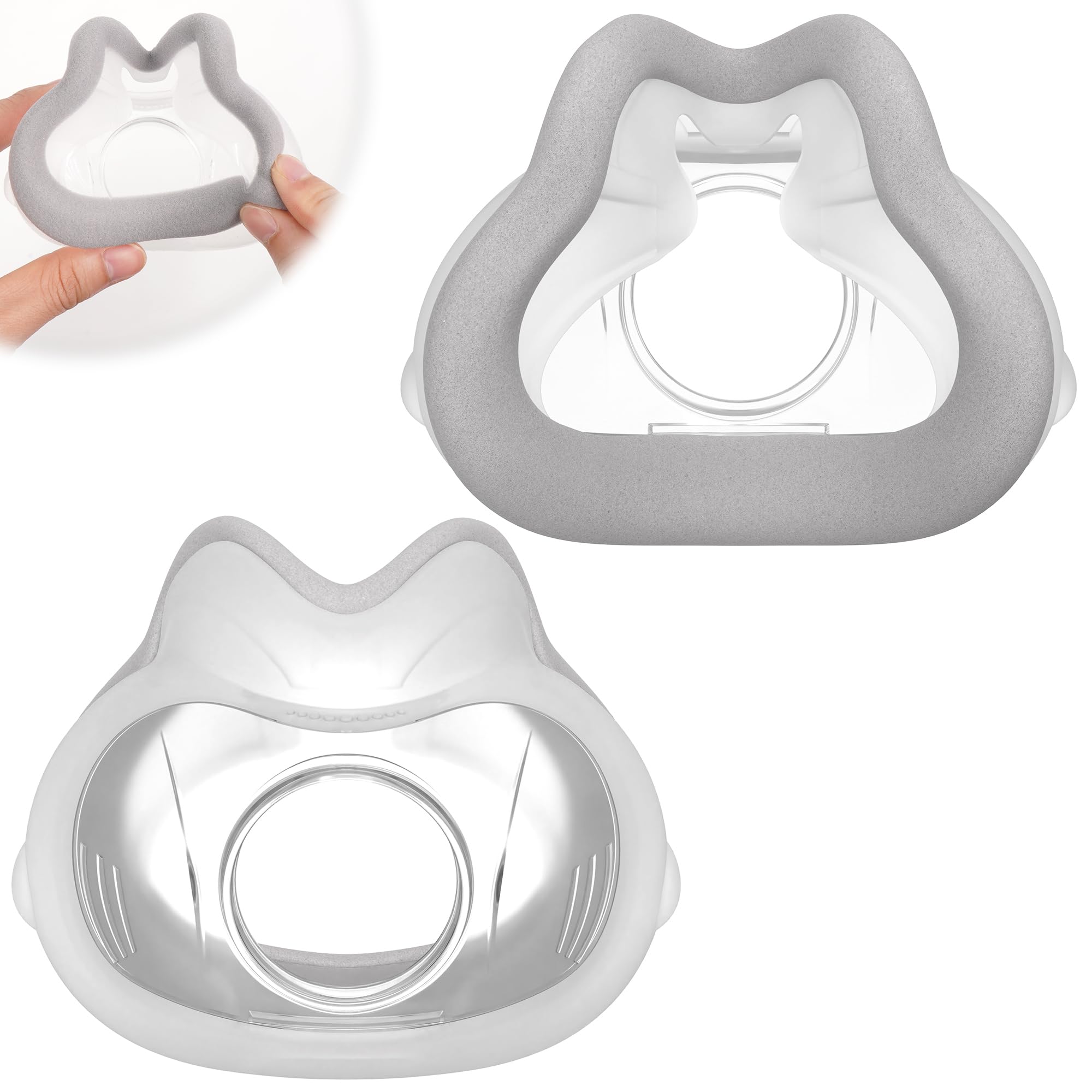 MEDICOLOR 2 Packs Memory Foam Cushions for F30 Medium, Extra-Soft & Comfortable Seal for Uninterrupted, Replacement F30 Cushion M Supplied