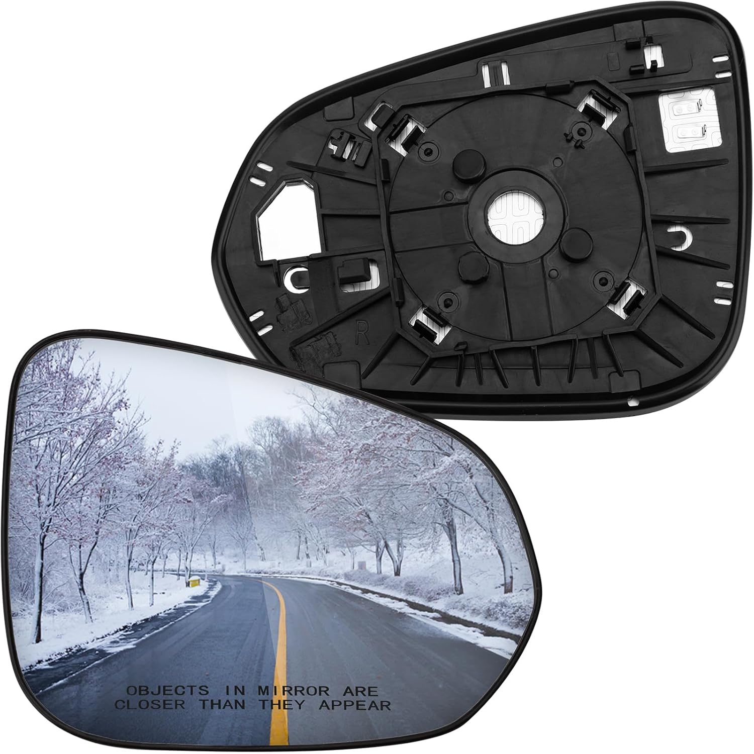 Driver Side Mirror Replacement for Lexus RX350, RX450h 2016-2021, NX200t 2015-2017, NX300 2018-2021, NX300h 2015-2021 - Left Side Mirror Glass, Rear View Mirrors Glass with Power Heated
