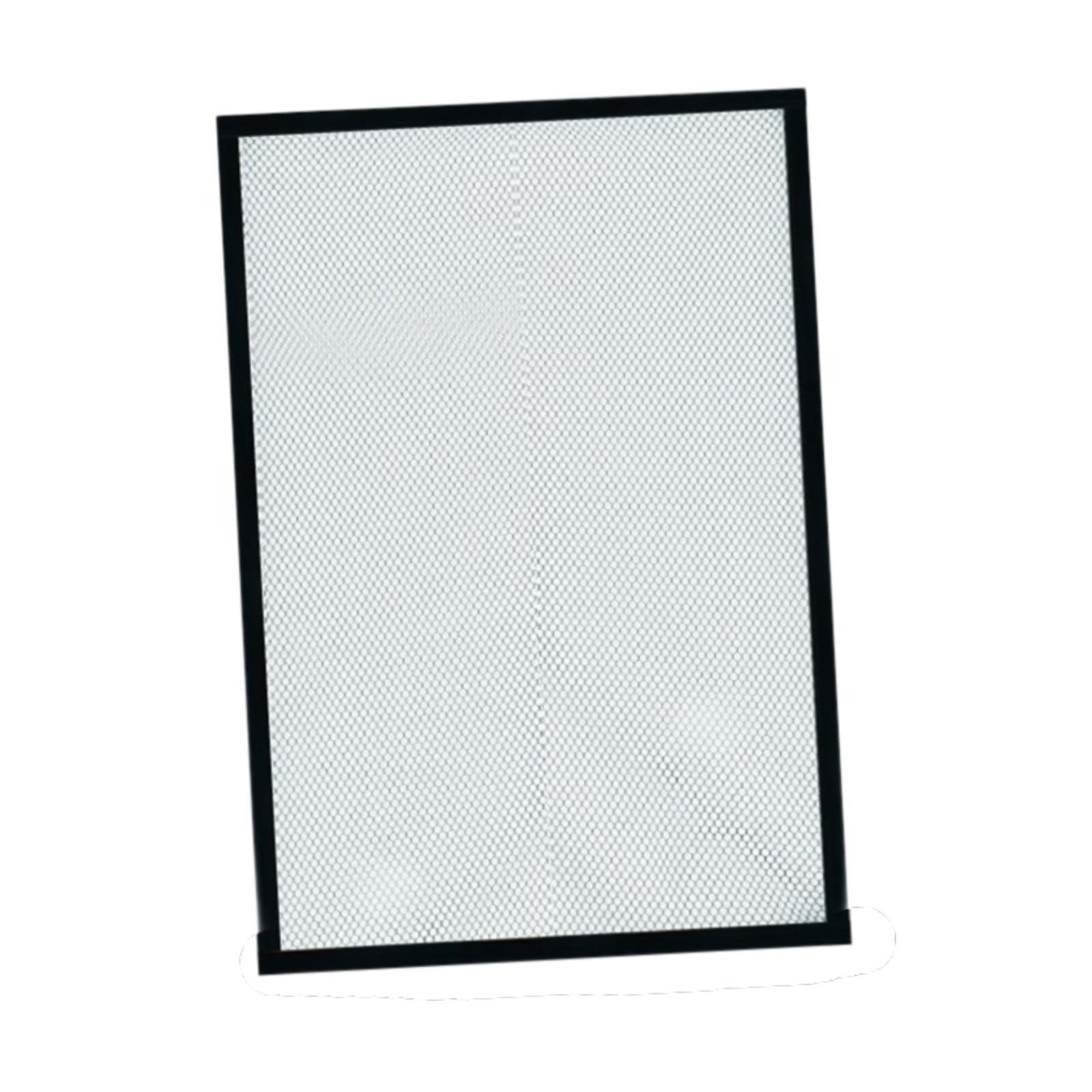 Clear Mesh Habitat Cover Antileap Screen Transparent Ventilated Lid for Reptile Terrarium Aquarium DIY Enclosure- 80x40cm