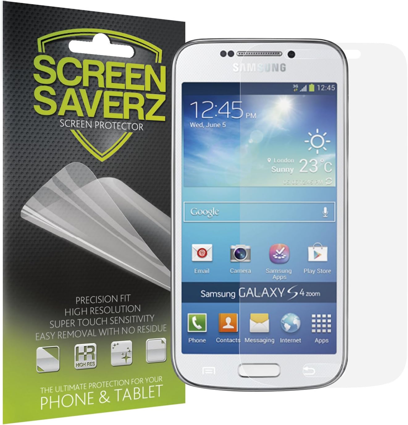 Anti-Glare Matte Screen Protector Shield for Samsung Galaxy S4 Zoom [6-Pack] + Lifetime Replacement Warranty