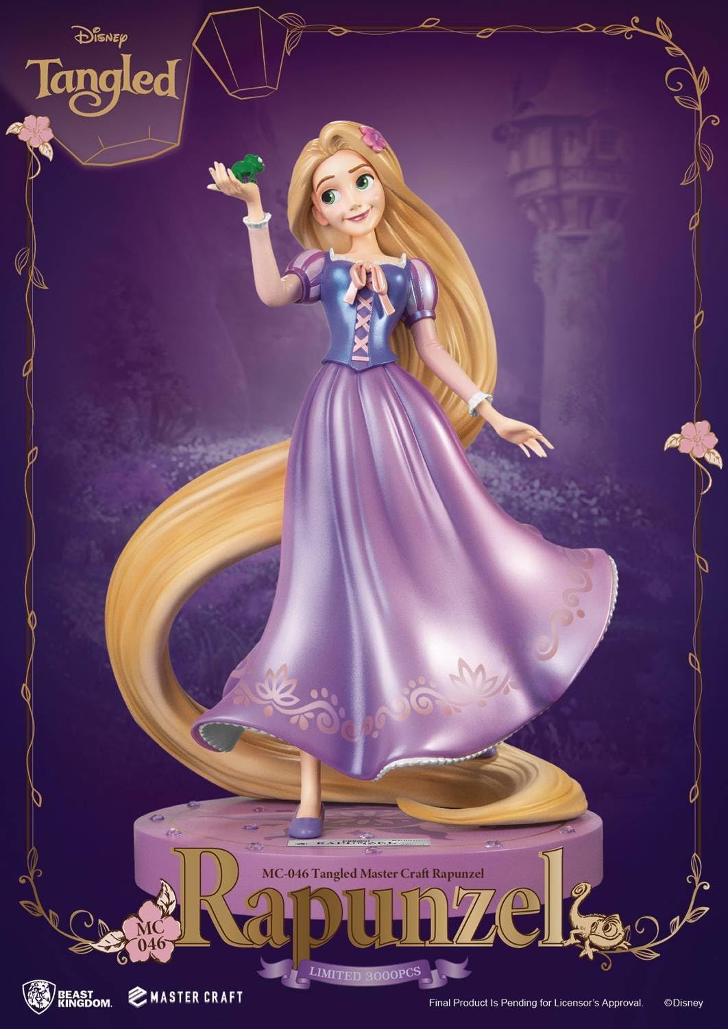 Beast Kingdom Tangled: Rapunzel MC-046 Master Craft Statue, Multicolor