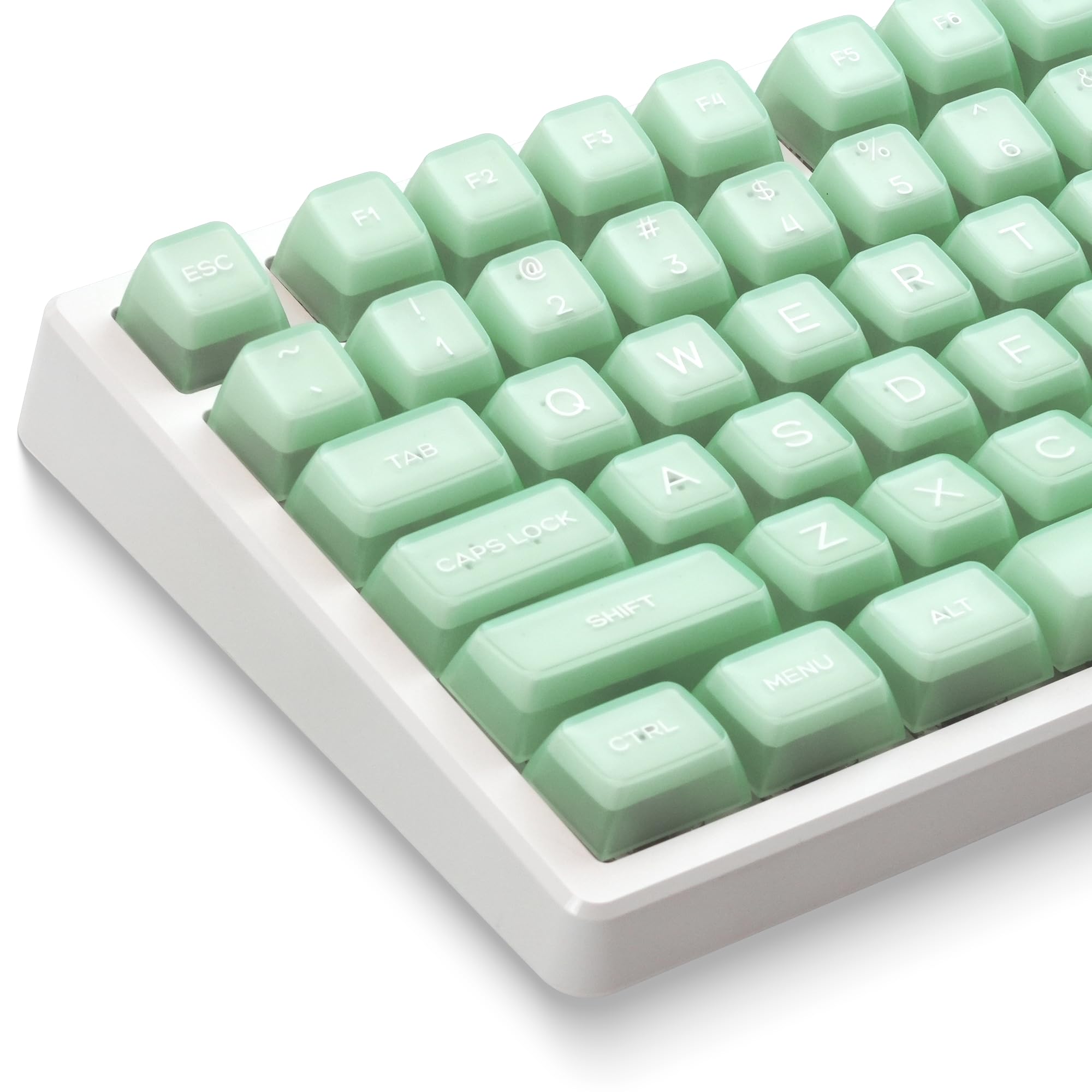 Amazon | GMKWTL XVX 半透明キーキャップ グリーン、SA Profile キー