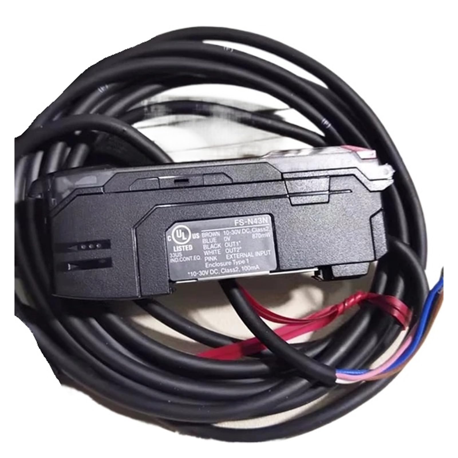 MBPAIHOP 1PCS Fiber amplifier cable type NPN FS-N43N