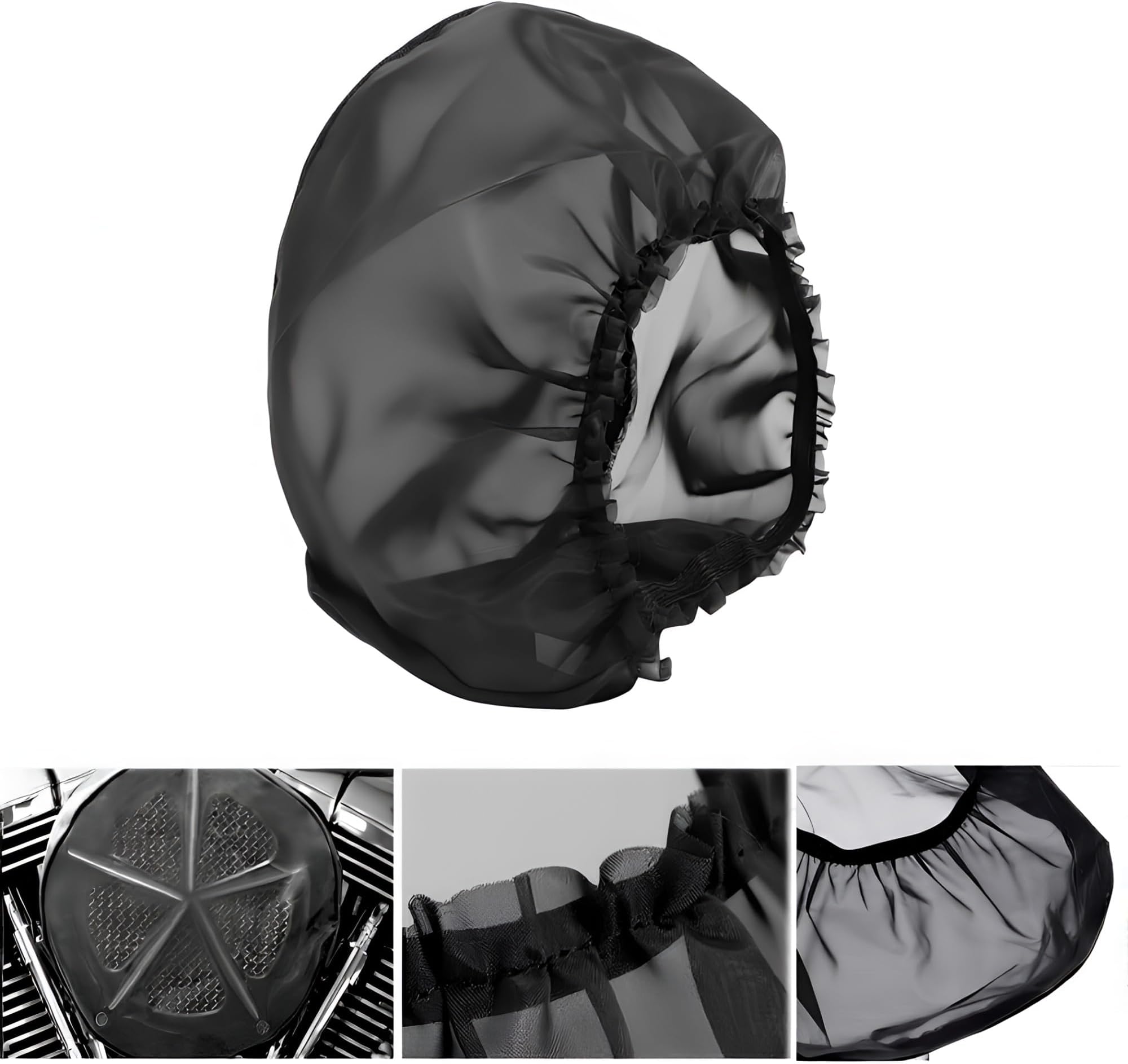 Motorcycle Waterproof Air Filter Rain Sock Dustproof Protective Cover Fits, Air Filter Cleaner Kits for Harley Davidson Touring Road King Street Glide Softial Fat Boy Air Filter Cleaner Kits