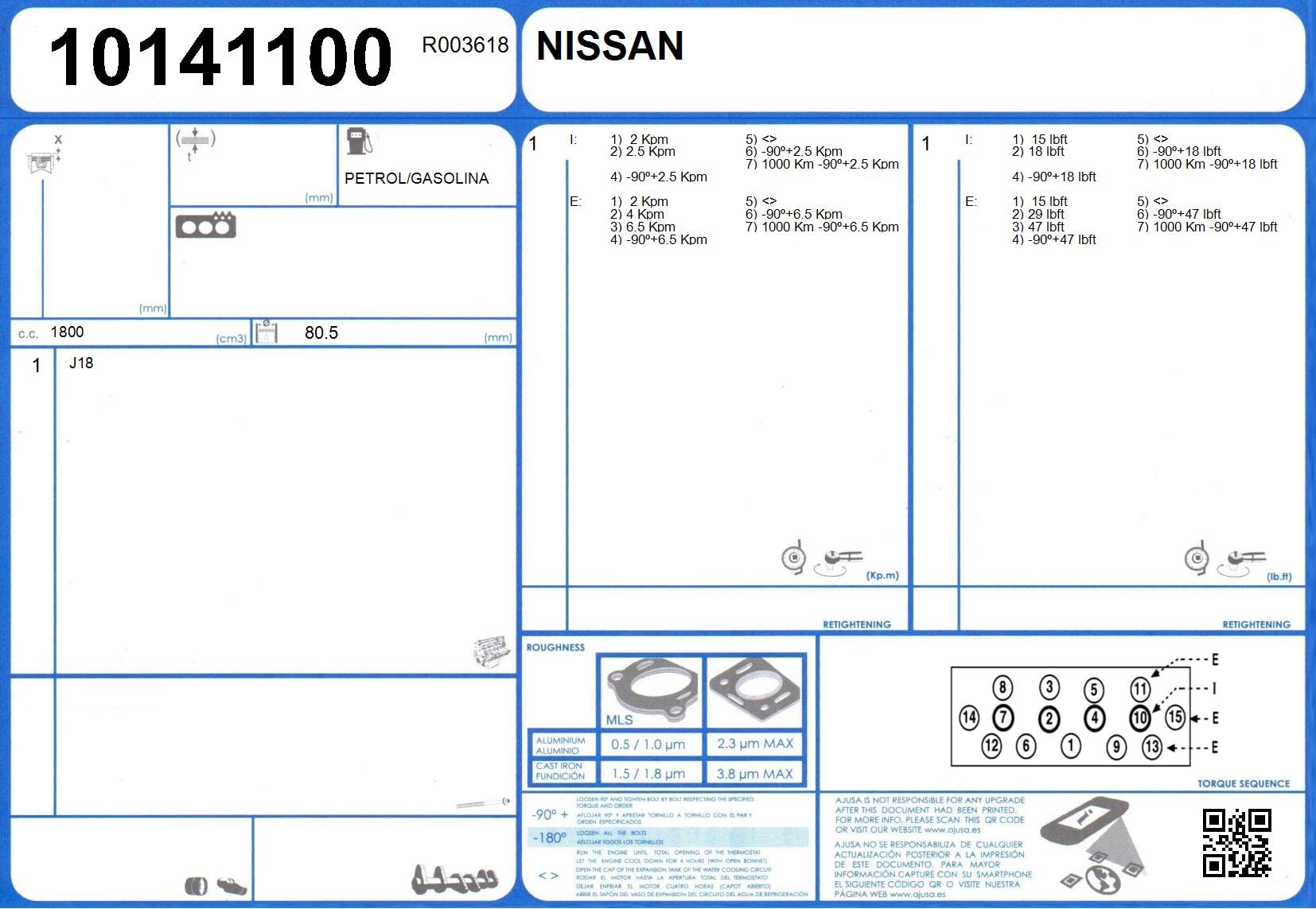 KIT GUARNIZIONI TESTATA Per NEOPLAN Centroliner N 4416 Bus 191Kw 1/1999