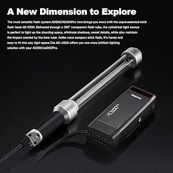Godox AD200① Amazon.com : Godox AD200 Pro AD200Pro Flash Strobe, TTL