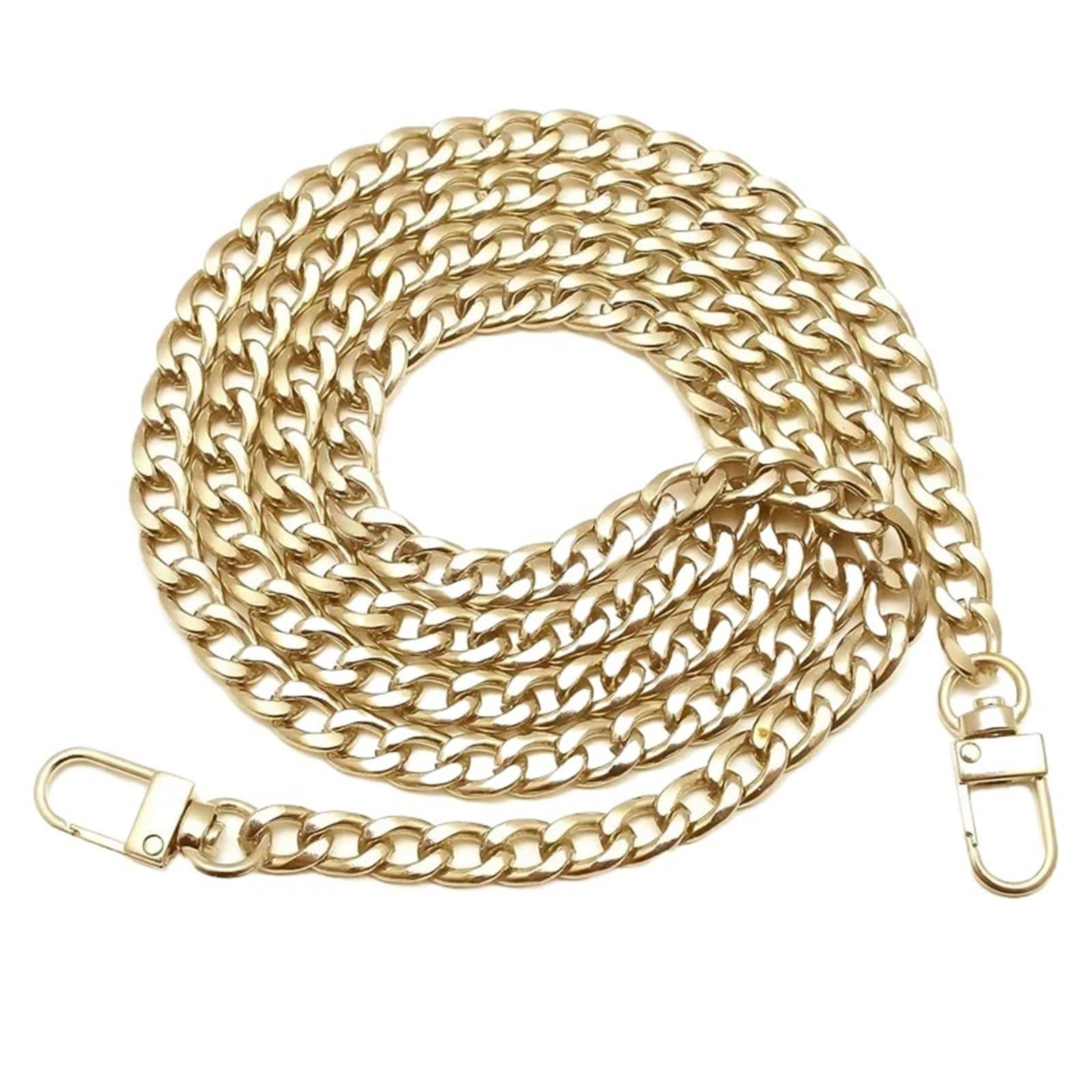 LUOHANUS Chain Strap Crossbody Bag Replacement Strap with Buckles for Wallet Purse Bags Replacement Strap(Gold,60cm)