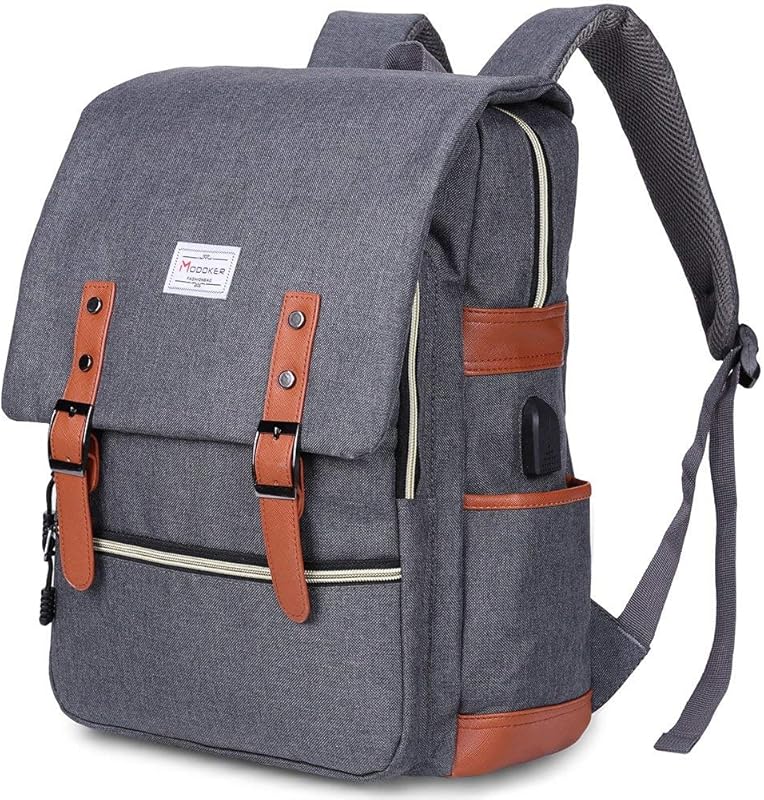 Mochila vintage para laptop feminina masculina, mochila escolar em oferta na Shopee