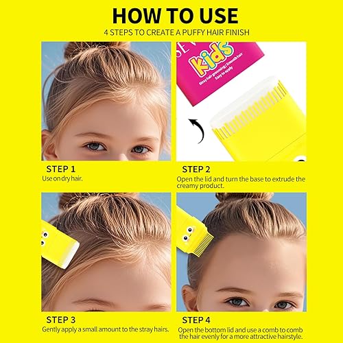 Miniatura 35 de SEVICH Barra de cera para el cabello para mujeres y niños, ceras para peinar el cabello, productos para el cabello con espalda lisa, solo 90