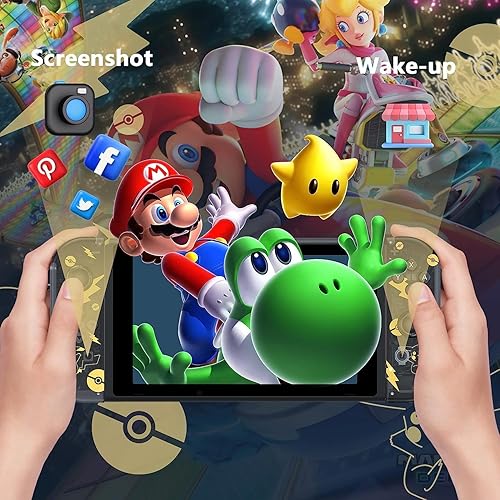 Miniatura 6 de PKMACE Controller for Nintendo Switch, Replacement Switch Controllers with Dual VibrationWake-upScreenshot