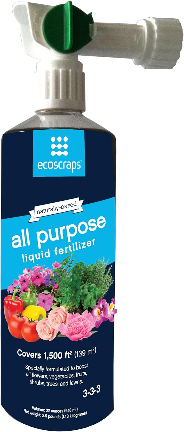 EcoScraps LFAP14IN32 Natural All Purpose Liquid Fertilizer