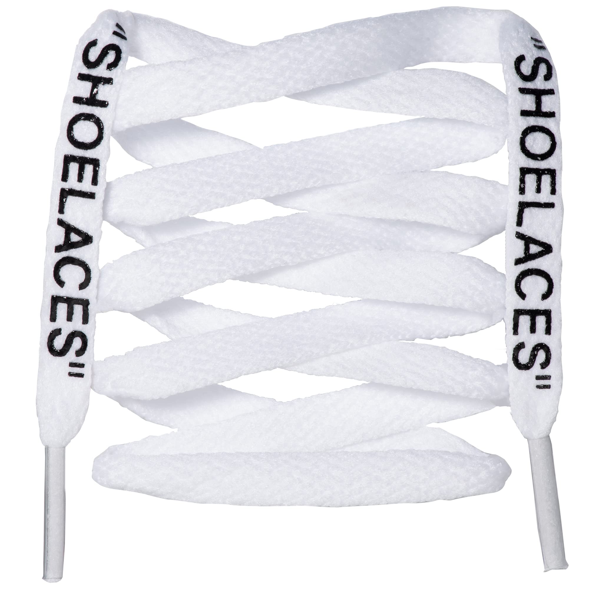 LitLaces - "SHOELACES Flat Printed Replacement Shoe Laces for Sneakers