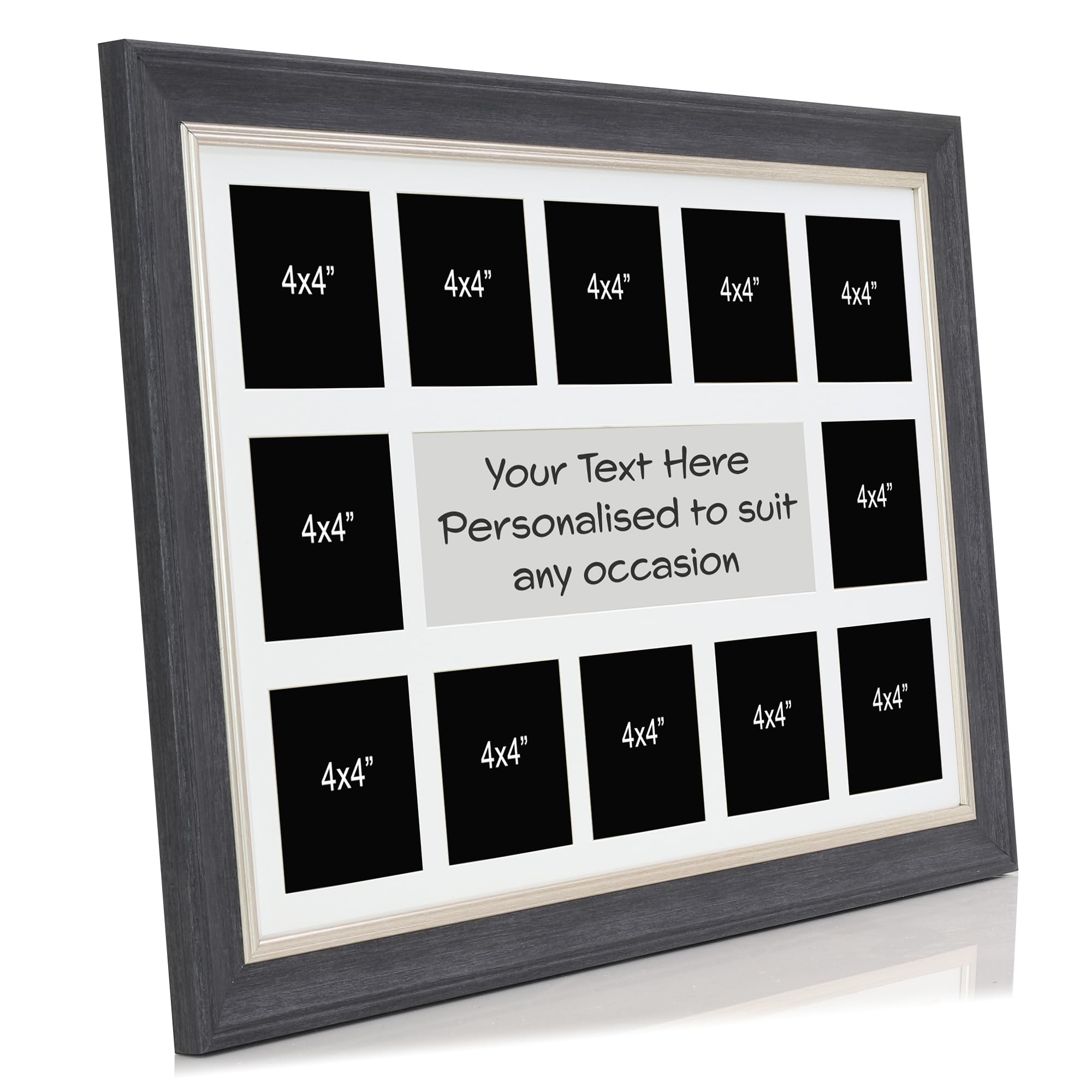 Personalised Photo Multi Picture Frame Large Collage Display Multi Opening Hangs landscape and Portrait