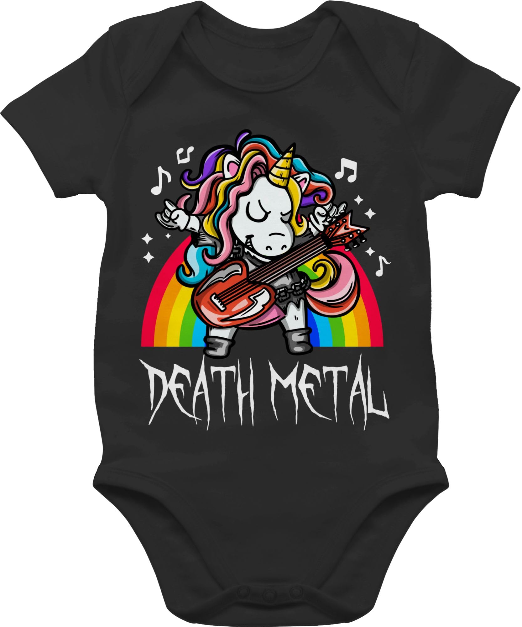 Shirtracer - Baby Body Kurzarm - Rock & - Death Metal Einhorn