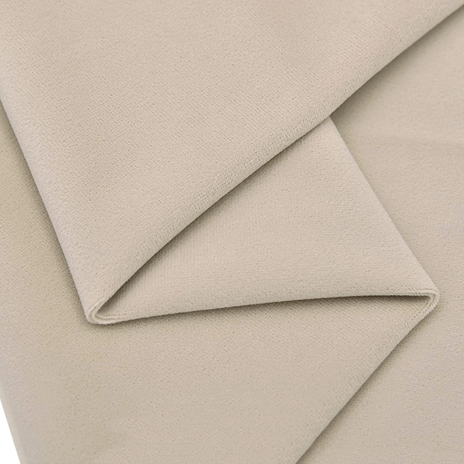 Tissu polaire kaki en velours pour rideaux et intérieur cocooning