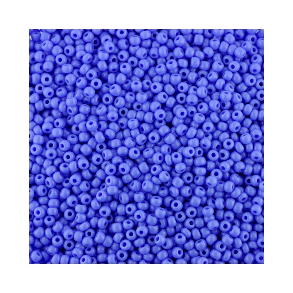 Preciosa Czech Seed Beads Blue Size 11 Seed Beads Opaque Qty 500 Grams