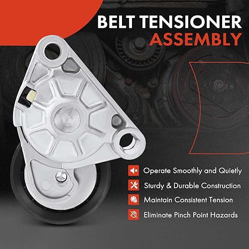 Miniatura 2 de A-Premium Conjunto de tensor de correa con polea compatible con Chevrolet Corvette 1997 1998 1999 2000 2001 2002 2003 2004 V8 5.7L, reemplazo #