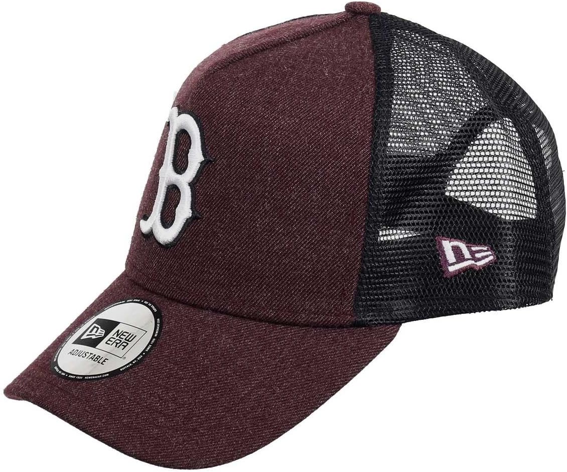 Adjustable Mesh Cap - Heather Boston Red Sox Maroon