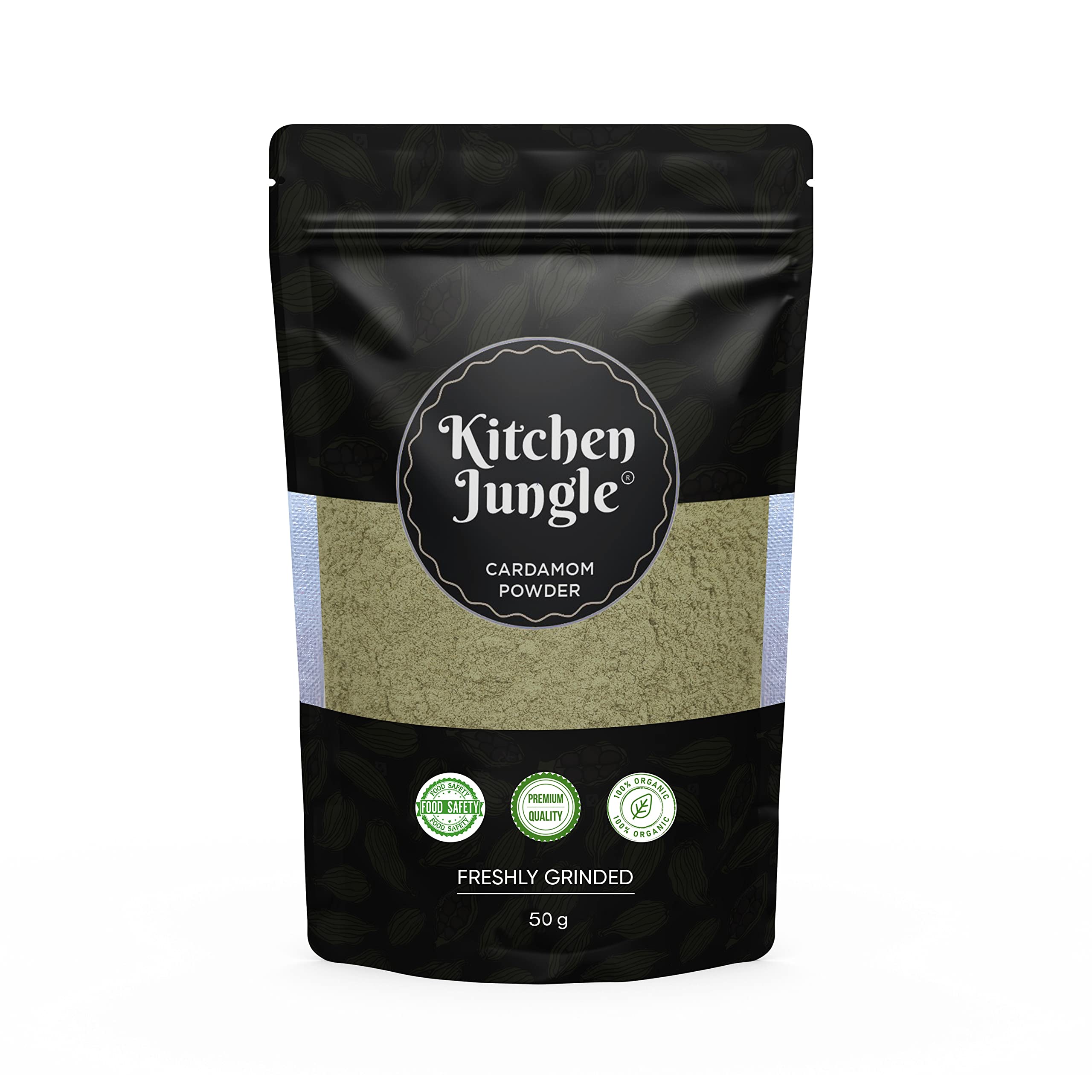 Kitchen Jungle Elaichi Powder Green Cardamoms (50 Grams)