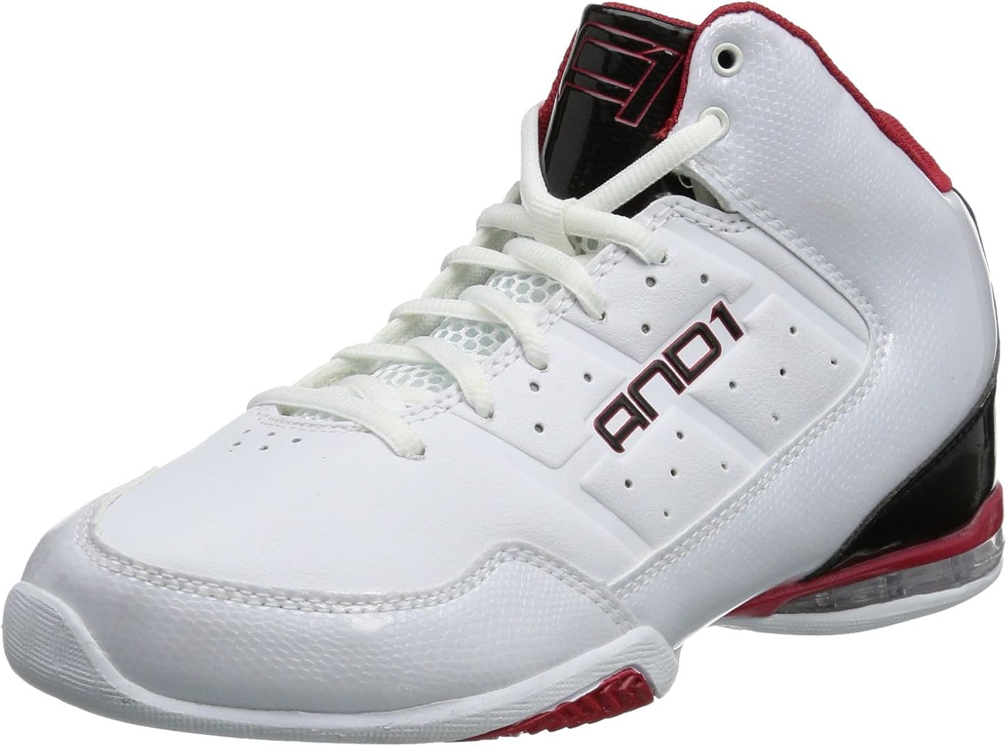 AND1 Unisex Child Master MID Boy's Basketball Shoes White Weiß (White