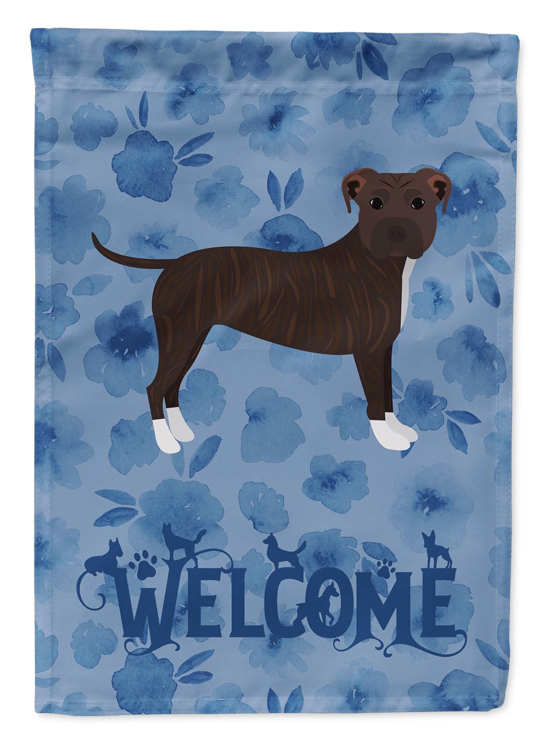 Drapeau Staffordshire Bull Terrier Caroline's Treasures CK6102GF S