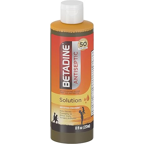 Betadine Antiseptic Liquid First Aid Solution