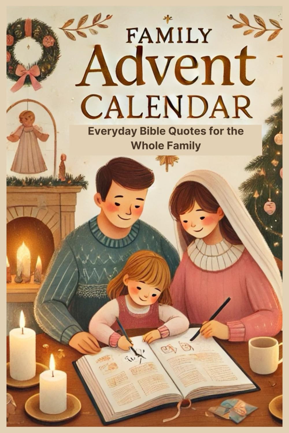 Biblical Advent Calendar for Families: Daily Bible Verses, Prayers, and Christmas Activities for Kids and Parents: A 24-Day Journey of Faith with ... Drawing Activities for the Advent Seaso