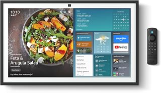Amazon Echo Show 21 (newest model), Full HD 21" kitchen hub for home organization, with built-in Fire TV and Alexa