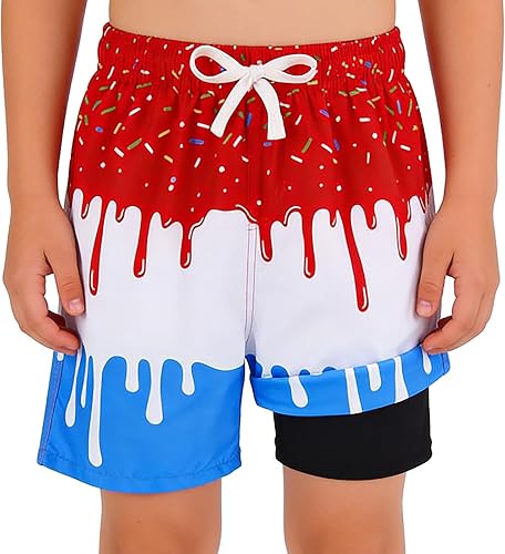 Traje de baño Infantil Estampado de Helado bañador para niños y niñas Ropa de natación Playa Piscina Verano cómodo