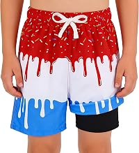 Traje de baño Infantil Estampado de Helado bañador para niños y niñas Ropa de natación Playa Piscina Verano cómodo