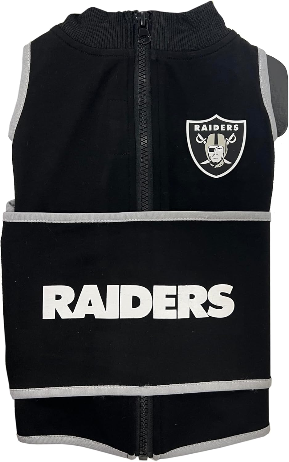 NFL LAS Vegas Raiders Dog Anxiety Shirt Calming Soothing Solution Vest, for Dogs & Cats with Anxiety, Fears, Fireworks, Loud Noises, Dark, Lonely Keeps Dogs Calm Feeling Safe, Relaxing Jacket, Small