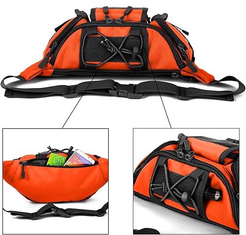 Miniatura 9 de ArcEnCiel resistente al agua Táctico Cinturón de cadera Cintura Pack Bolsa Fanny Militar Packs Bolsa para senderismo escalada al aire libre Bumbag