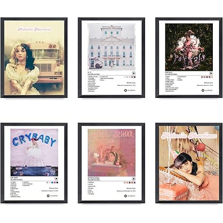 Melanie Poster Martinez Music Album Cover Posters Art Prints for Home Decor