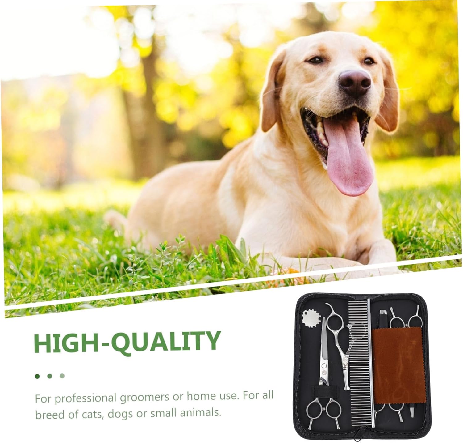 VICASKY 1 Set Pet Grooming Scissors Easy to Use Dog Hair Trimming Tools for Pet Hair Cutting