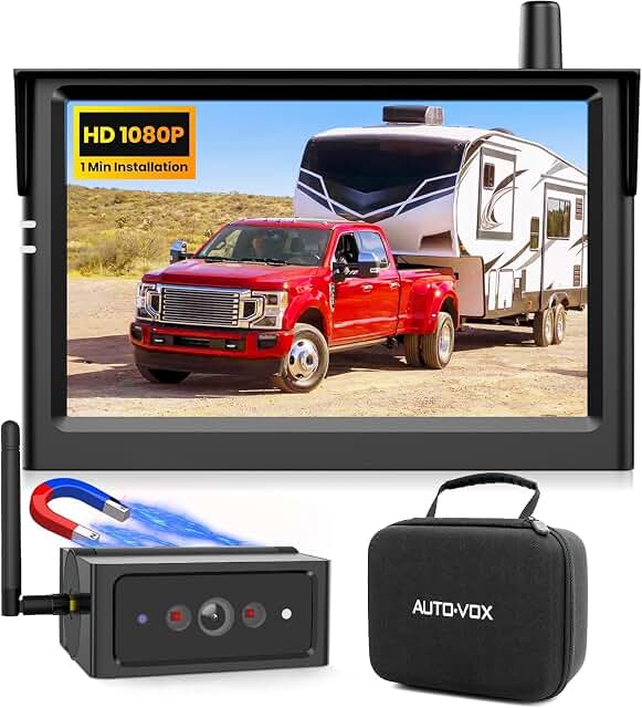 AUTO-VOX 5 Inch Magnetic Wireless Backup Camera