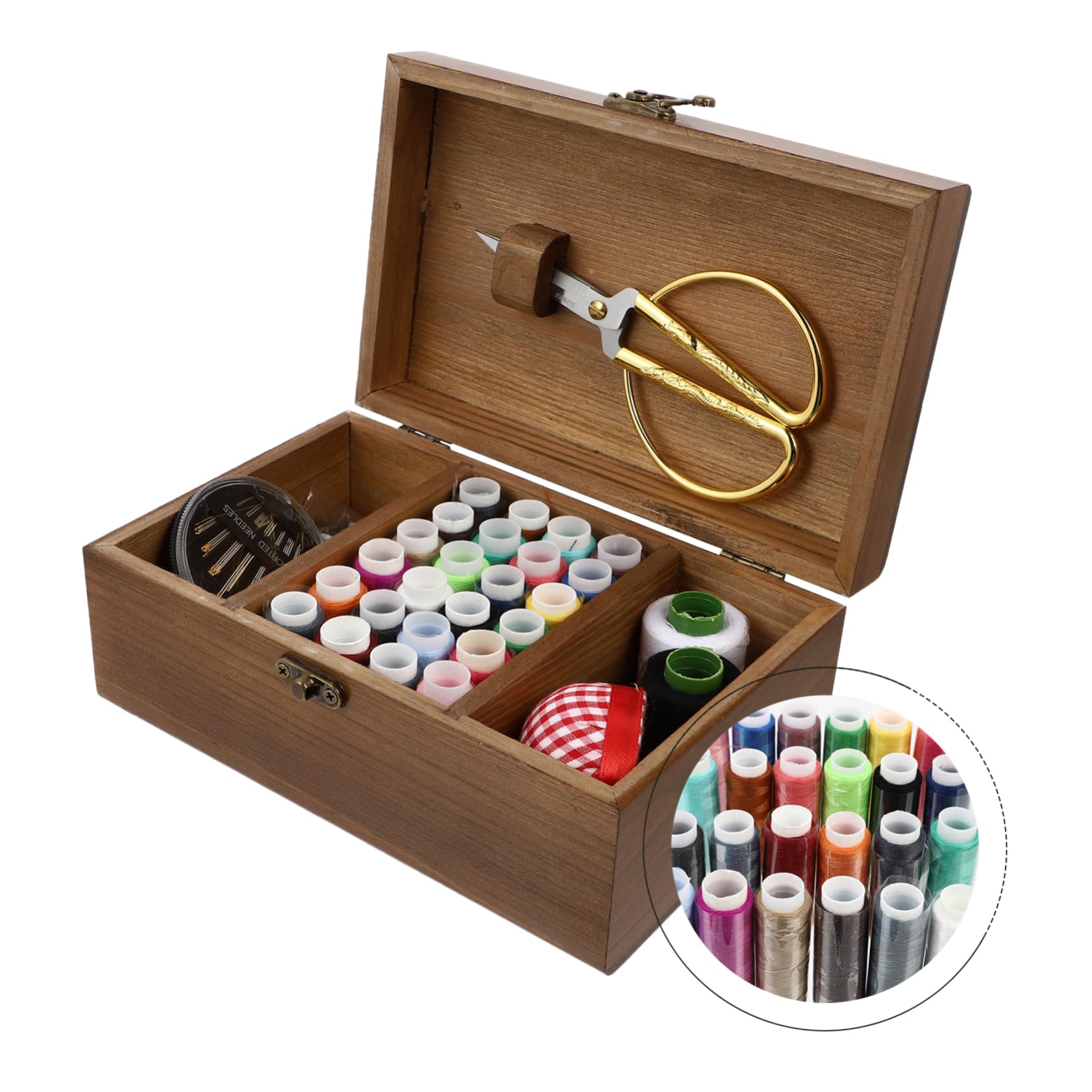 NUOBESTY Strumenti Per Cucire Aghi e Filo Kit Di Aghi Da Cucito Confezione Di Filo Per Ago Pratico Kit Di Accessori Per Cucire Fai Da Te