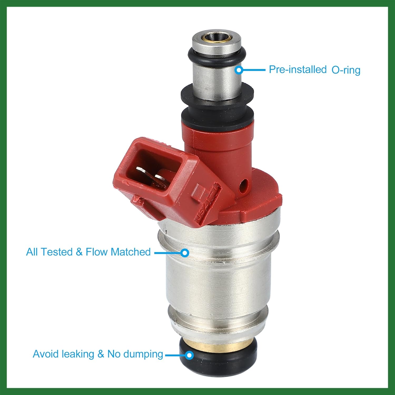 Motoforti Set of 4 Fuel Injectors 16600-86G00 for Nissan Pickup D21 2.4L I4 1990-1995 Long-lasting