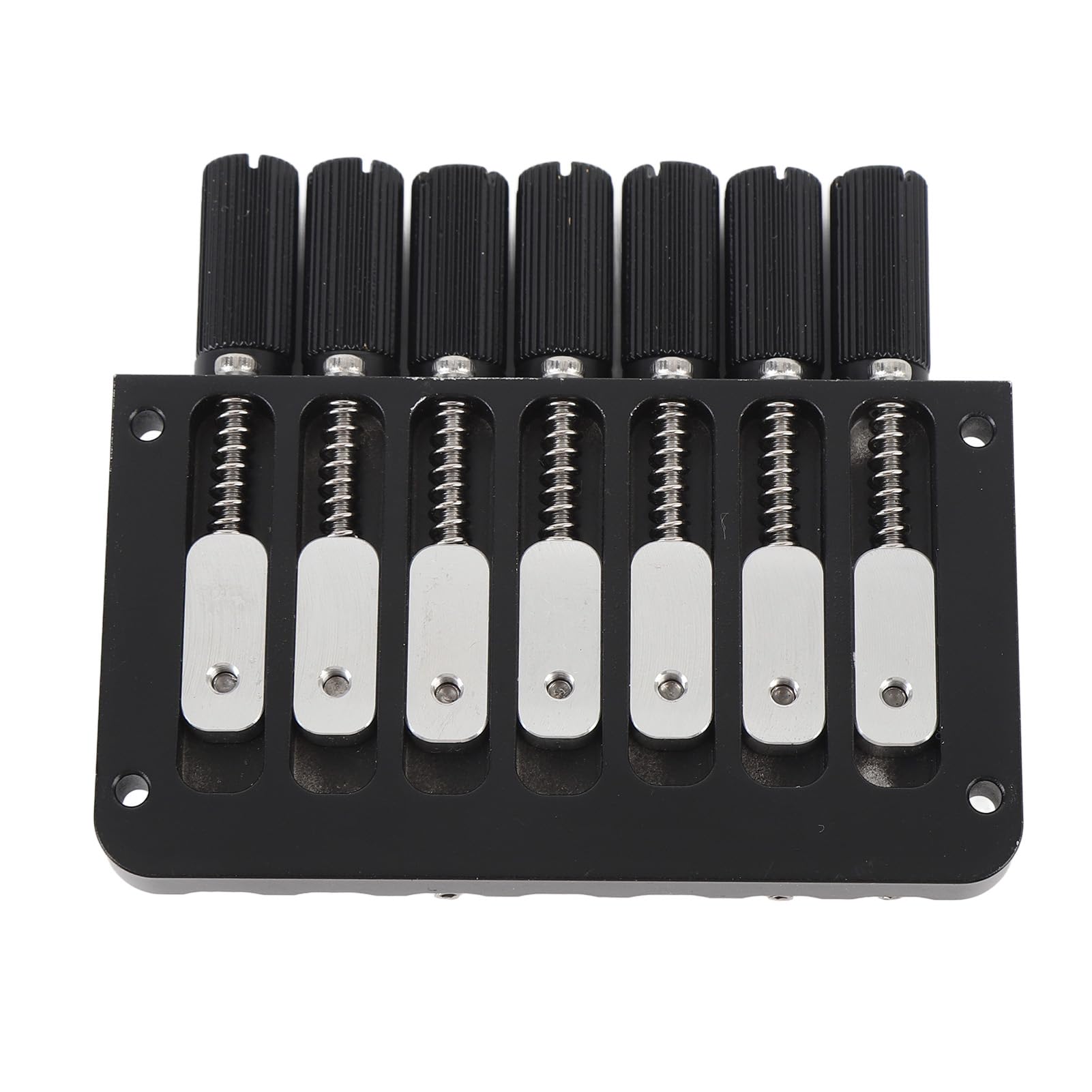 VGEBY Chitarra senza testa, sostituzione ponte in acciaio legato e ottone per 7 corde, regolazione del tono migliorata e installazione facile per chitarristi elettrici (GA1126)
