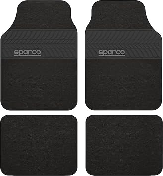 SPARCO SPC1909BK Mat Set, Black