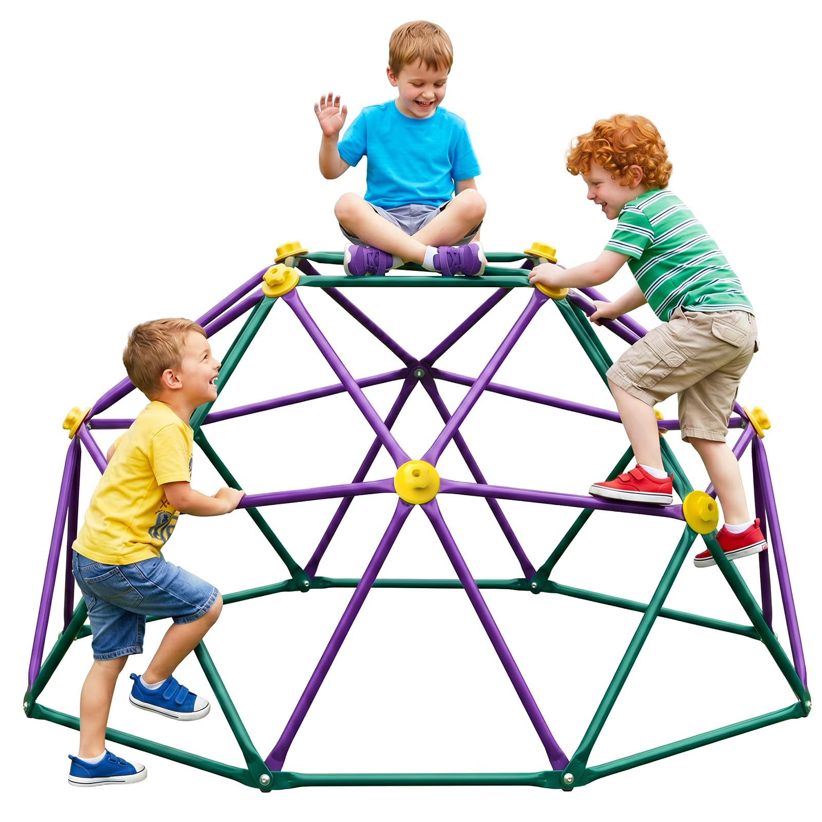 Climbing Dome 6FT, Geometric Dome Climber, Outdoor Jungle Gym for Kids